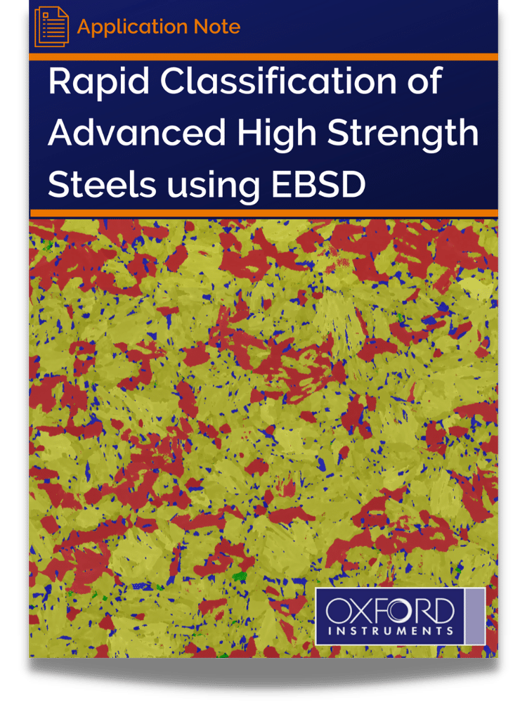 Rapid Classification Of Advanced High Strength Steels Using EBSD ...